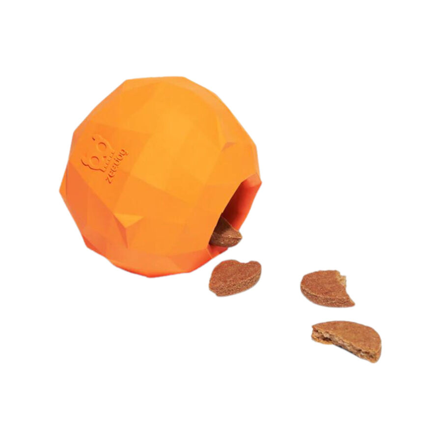 Zeedog Super Dispensador de Snacks Laranja para cães